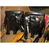 Image 2 : WOOD CARVED NAPKIN HOLDERS, ELEPHANT BOOK HOLDERS, ETC.