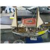 Image 1 : WOODEN SAILBOAT ON STAND