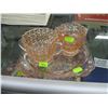 Image 1 : 3 PIECE DEPRESSION GLASS SET