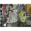 Image 1 : COUPLE FIGURINE & A FLORAL FIGURINE