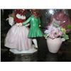 Image 2 : COUPLE FIGURINE & A FLORAL FIGURINE