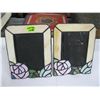 Image 1 : 2 STAINED GLASS PICTURE FRAMES