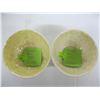 Image 2 : 2 BELLEEK SHAMROCK BOWLS, MED 3RD MARK