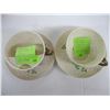 Image 2 : BELLEEK SHAMROCK MOUSTACHE CUP & SAUCER 2ND MARK & SHAMROCK BREAKFAST CUP & SAUCER 3RD MARK