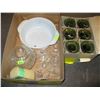 Image 1 : 2 BOXES OF ASST. CRYSTAL & GLASSES, ETC.