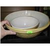 Image 1 : LG. ENGLISH MIXING BOWL & SMALLER CHINA MIXING BOWL