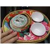 Image 2 : TEA SET IN WICKER LOOK BASKET