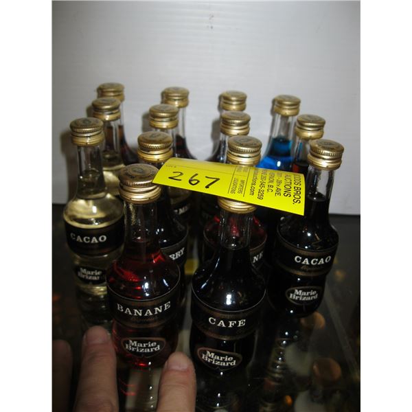 14 MICRO MICKEY COLLECTOR BOTTLES