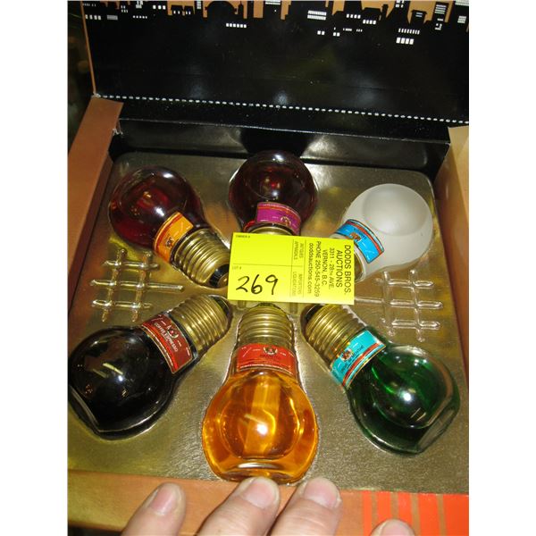 BOX W/6 LIGHT BULB LOOK MICRO MICKEY BOTTLES