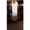 Image 1 : OVAL ANTIQUE WALL HANG MIRROR