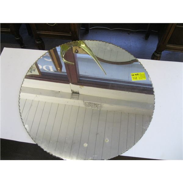 ROUND CHIPPED EDGE MIRROR