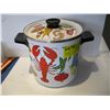 Image 1 : 4QT PORCELENE STEAMER & STOCKPOT