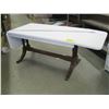 Image 2 : PAINTED WHITE DROPLEAF COFFEE TABLE