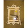 Image 1 : WHITE FRAMED MIRROR W/WHITE EMPTY FRAME
