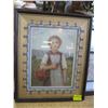 Image 1 : PICTURE OF GIRL IN ORNATE FRAME