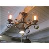 Image 1 : 3 LIGHT METAL CHANDELIER