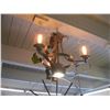 Image 2 : 3 LIGHT METAL CHANDELIER