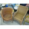 Image 1 : 2 WICKER LIKE CHAIRS