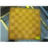 Image 1 : LG. WOODEN CHESS/CHECKER BOARD