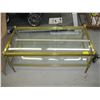 Image 1 : BRASS & GLASS COFFEE TABLE