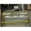 Image 2 : BRASS & GLASS COFFEE TABLE