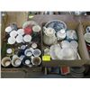 Image 1 : 2 BOXES OF GLASSWARE, CUPS, COFFEE CUPS, ETC.