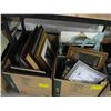 Image 1 : 2 BOXES OF MISC. SM. PICTURES & PICTURE FRAMES, ETC.