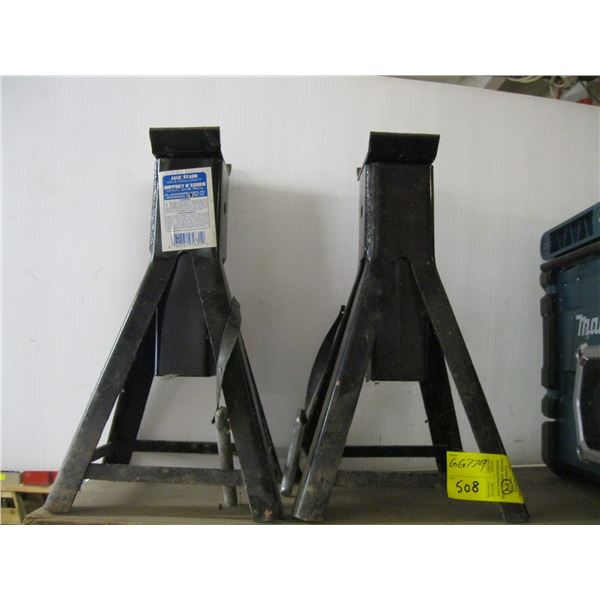 PAIR OF 2 BLACK 3000LB JACKSTANDS