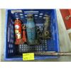 Image 1 : BLUE CRATE W/3 BOTTLEJACKS