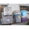 Image 1 : SM. BINS W/LIDS & BASKETS