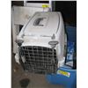 Image 2 : BLUE TOTE OF MISC. TOOLS & CAT CARRIER