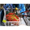 Image 1 : CRATE OF GARDEN TOOLS & SNIPS & EXTENSION CORD, ETC.