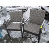 Image 1 : 2 WICKER LOOK CHAIRS W/CUSHIONS