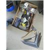 Image 2 : BOX OF MISC. SHELF BRACKETS, HARDWARE, NUTS & BOLTS, ETC.