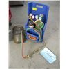 Image 2 : OXY ACETYLENE TORCH SET W/BOTTLES & HOLDER