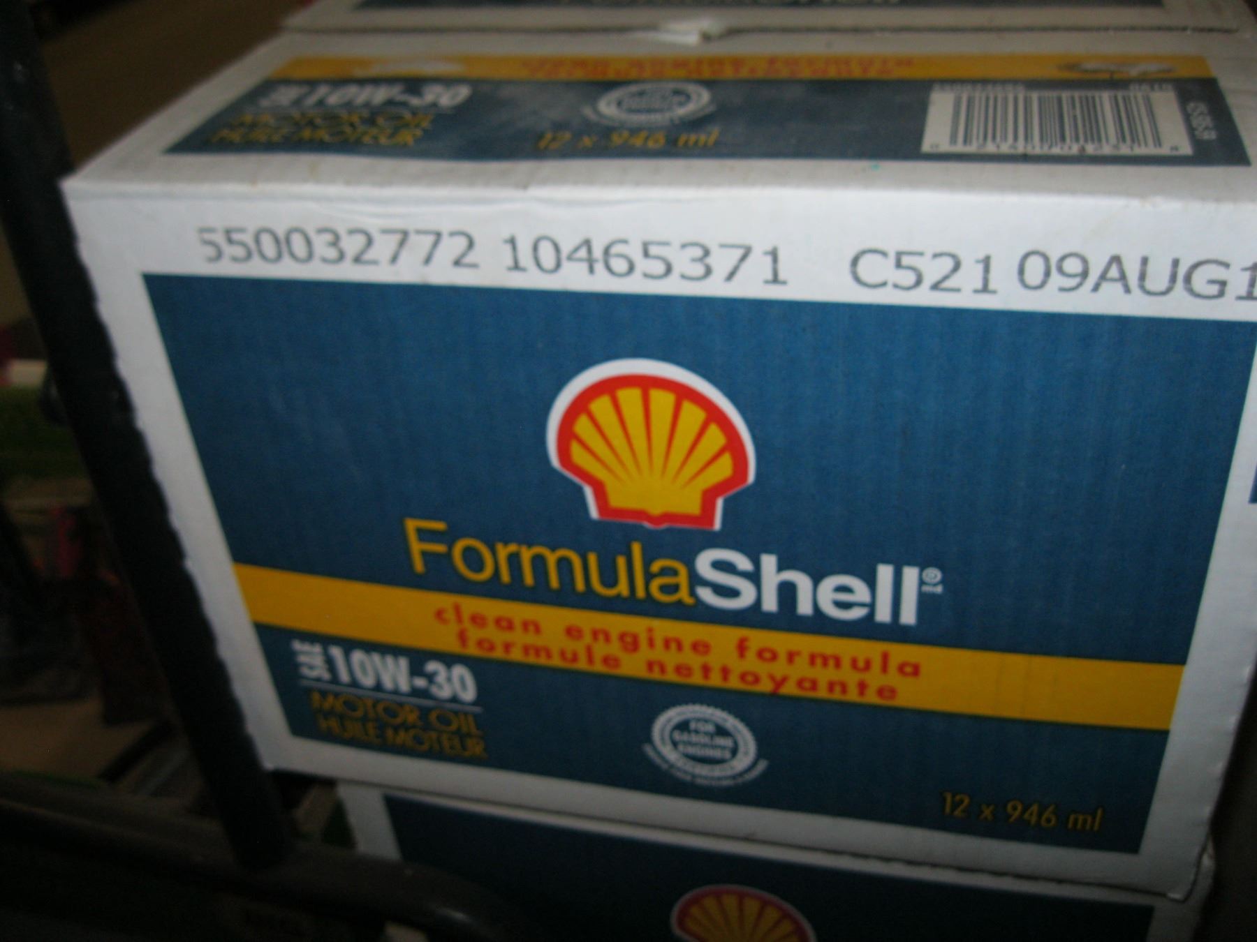 NEW CASE OF SHELL FORMULA OIL, 10W30