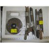 Image 1 : 3 BUNDLES OF FILES & LOT OF CIRCULAR SAW BLADES