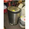 Image 1 : STAINLESS STEEL GARBAGE CAN W/FOOT PEDAL