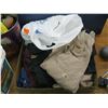 Image 1 : BOX OF ASST. CARHARDT CLOTHING, NEW SOCKS
