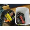 Image 2 : 2 CONTAINERS OF DOG ACCESS., LEASHES, BRUSHES, ETC.