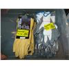 Image 1 : 11 PAIR OF RUBBER PALMED GLOVES & 5 PAIR OF SZ. SM. ROPER GLOVES
