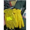 Image 1 : 2 PAIR OF LEATHER GLOVES, 1 INSULATED