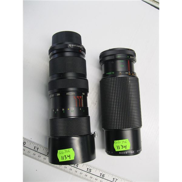 2 CAMERA LENSES 75-205 & 70-300