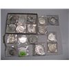 Image 1 : BOX OF ASST. WORLD SILVER COINS