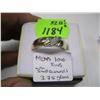 Image 1 : MENS 10KT RING W/SMALL DIAMONDS - 3.75 G - SZ 12.5