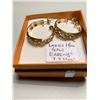 Image 1 : LADIES 18KT GOLD EARRINGS - 7.5 G