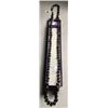 Image 1 : HAND KNOTTED GENUINE PEARLS (7-8 MM) 16" NECKLACE