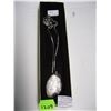 Image 2 : STERLING SILVER (.925) LARGE LOCKET 23" NECKLACE - 22 G