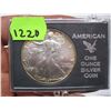 Image 2 : AMERICAN 1 OZ. SILVER (99.9%) COIN - TAX EXEMPT