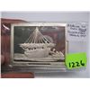 Image 2 : STERLING SILVER (.925) 3.5oz PROOF BAR - 'PHOENICIAN TRADING SHIP'